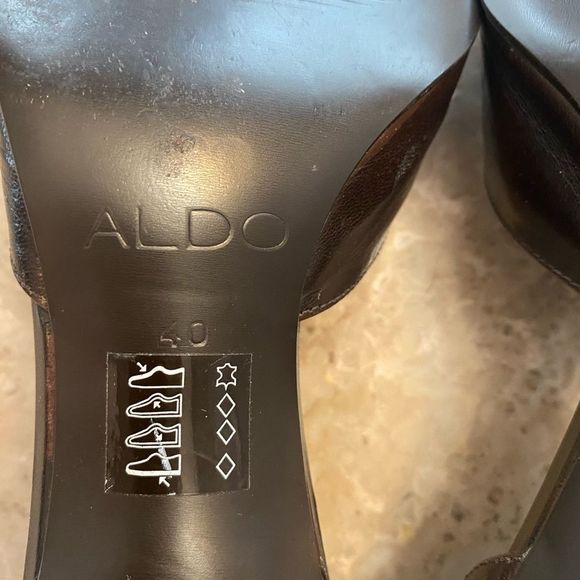 COPY - Aldo women’s brown 3” heeled shoes size 9 (40)Excellent condition - Picture 4 of 6